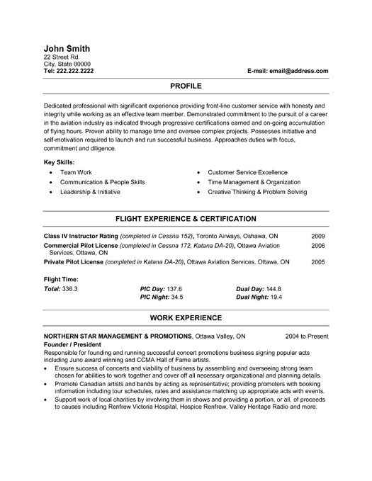 Founder or President Resume Template | Premium Resume Samples & Example