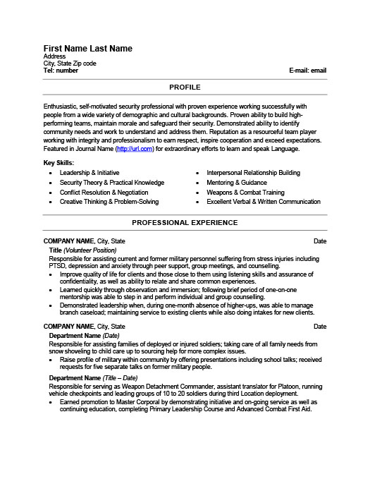 Counsellor Resume Template Premium Resume Samples Example